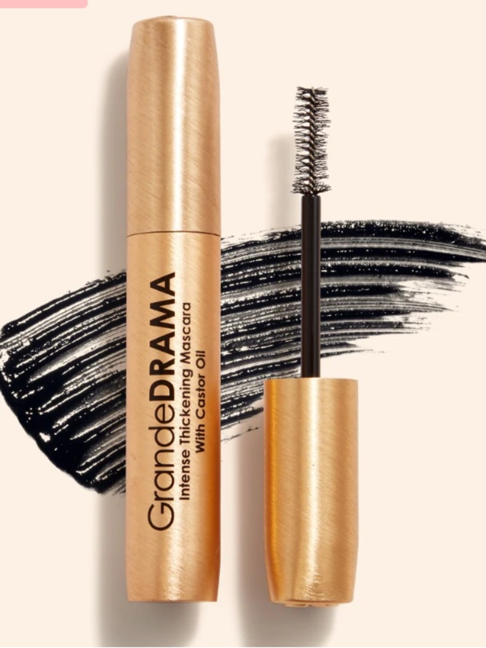 Grande Drama Intense Thickening Mascara with castor oil